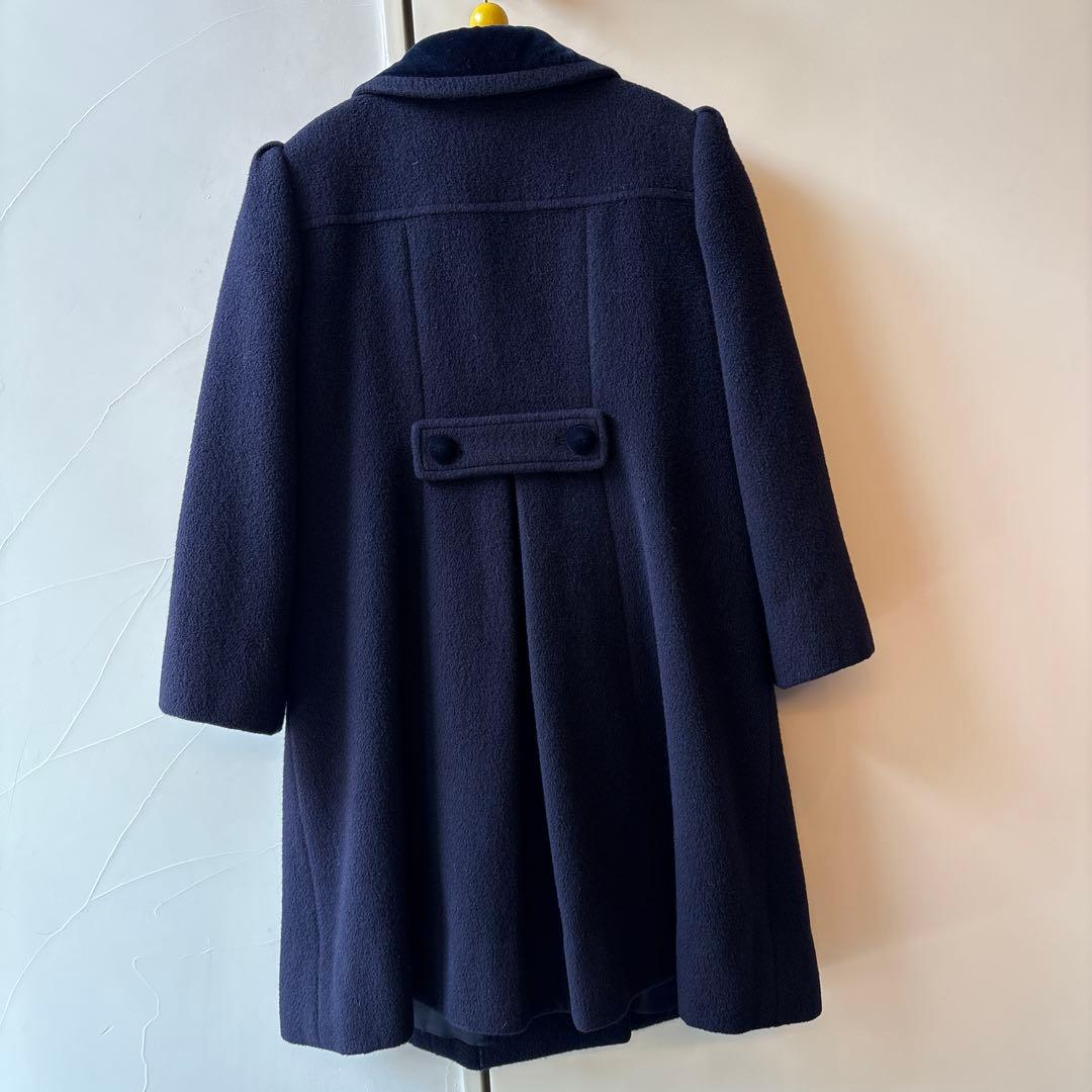 familiar ネイビーウールコート