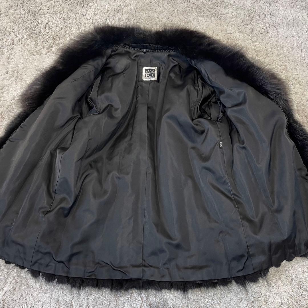 【肉厚】SAGA FOX サガフォックス フォックスファー 毛皮 ファーコート