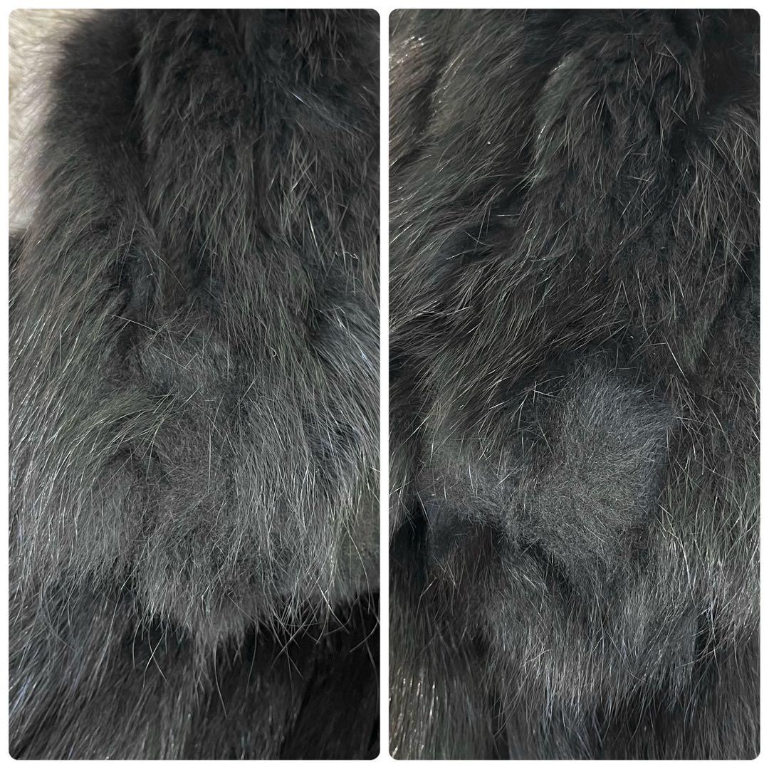 【肉厚】SAGA FOX サガフォックス フォックスファー 毛皮 ファーコート