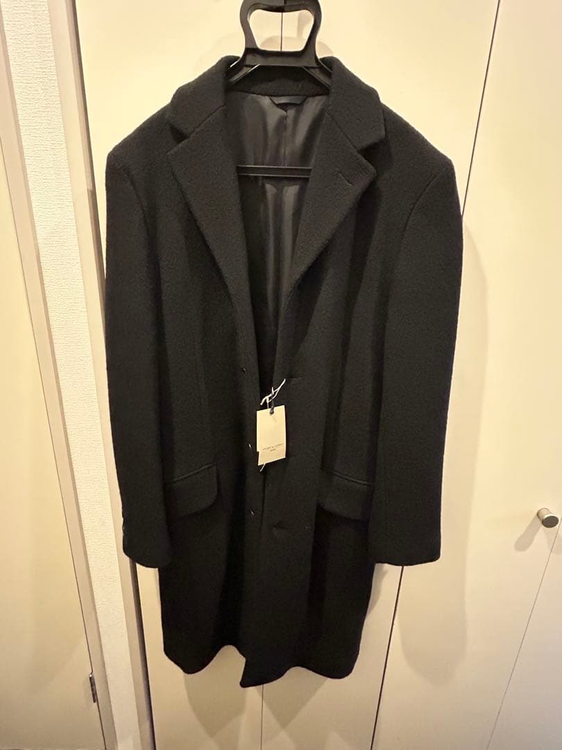 【未使用タグ付き】STUDIO by DURBAN 黒 チェスターコート