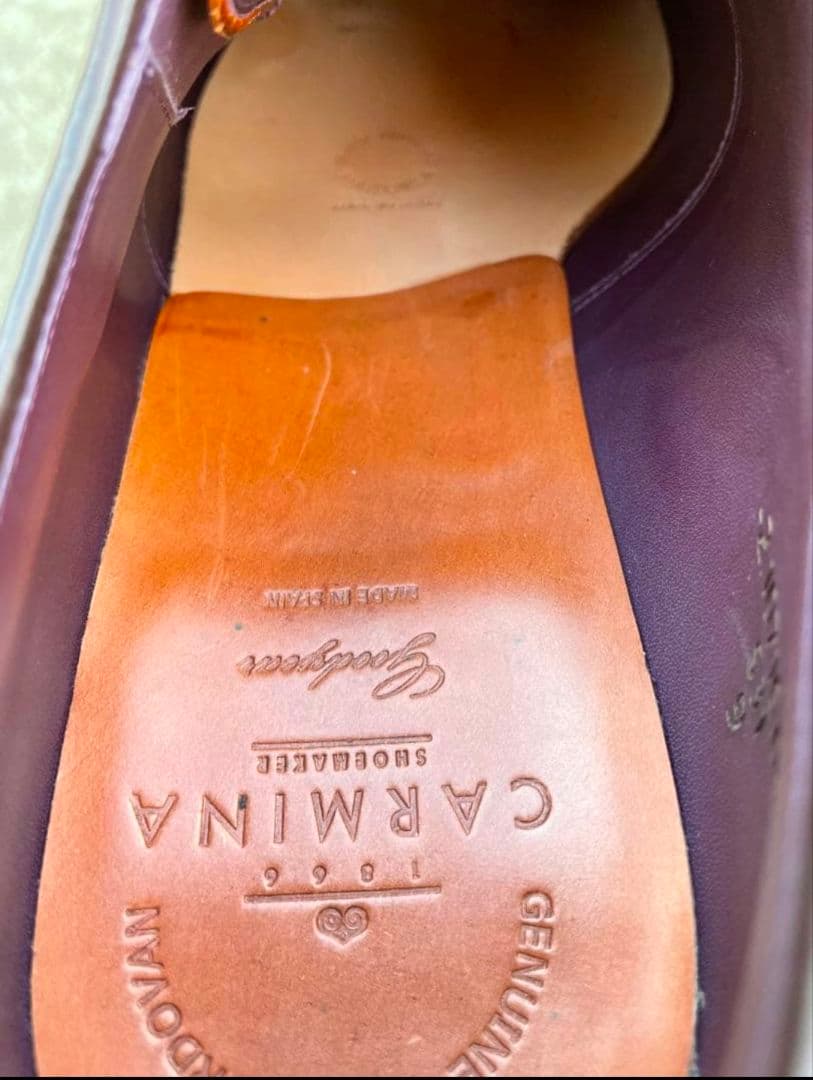 CARMINA カルミーナ ホーウィンシェルコードバン オスカー UK9