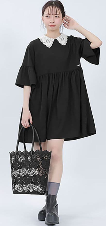 ✤本日のみ値下✤マリークワント レーススカラップトート　カゴMARYQUANT