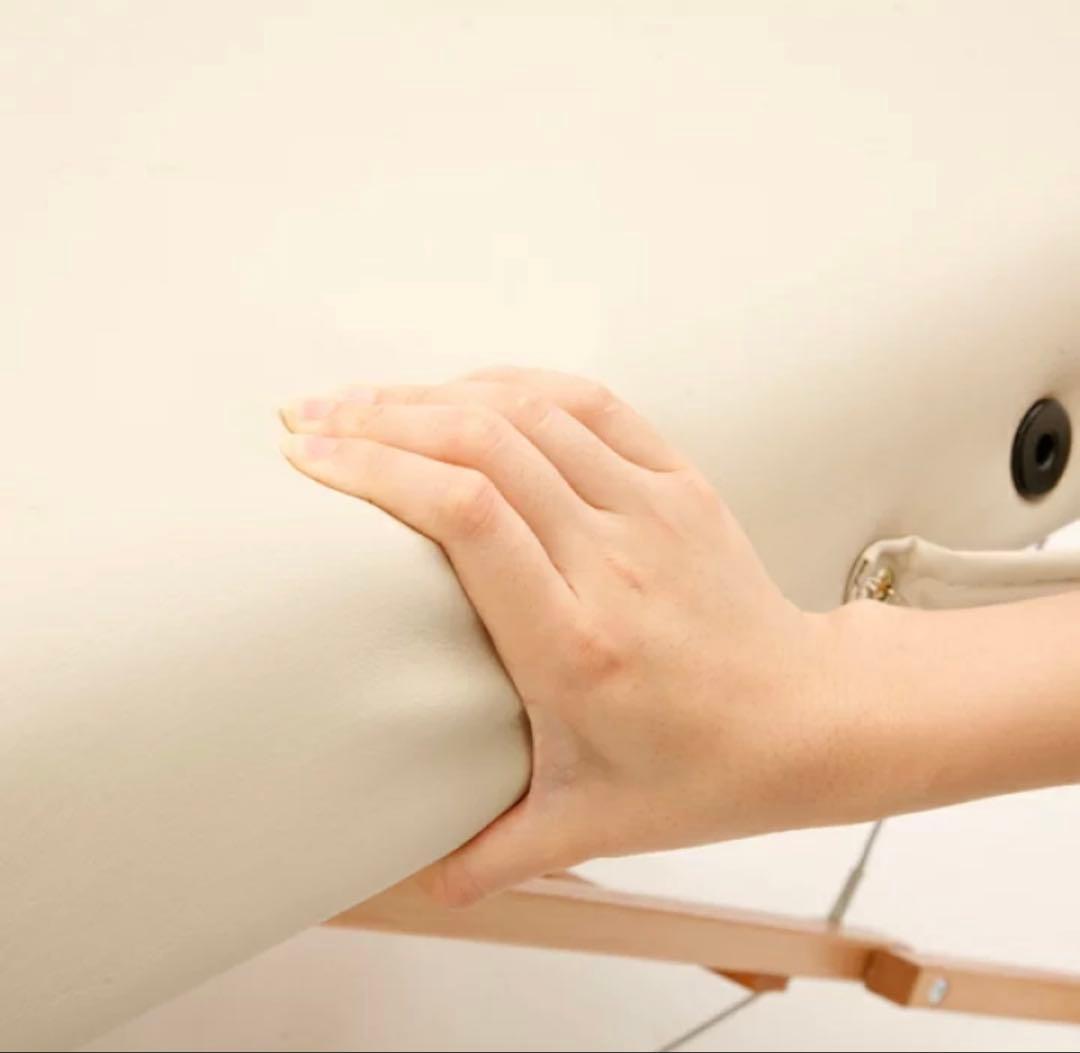 ナル低反発 折りたたみ リクライニングべッド 木製 有孔