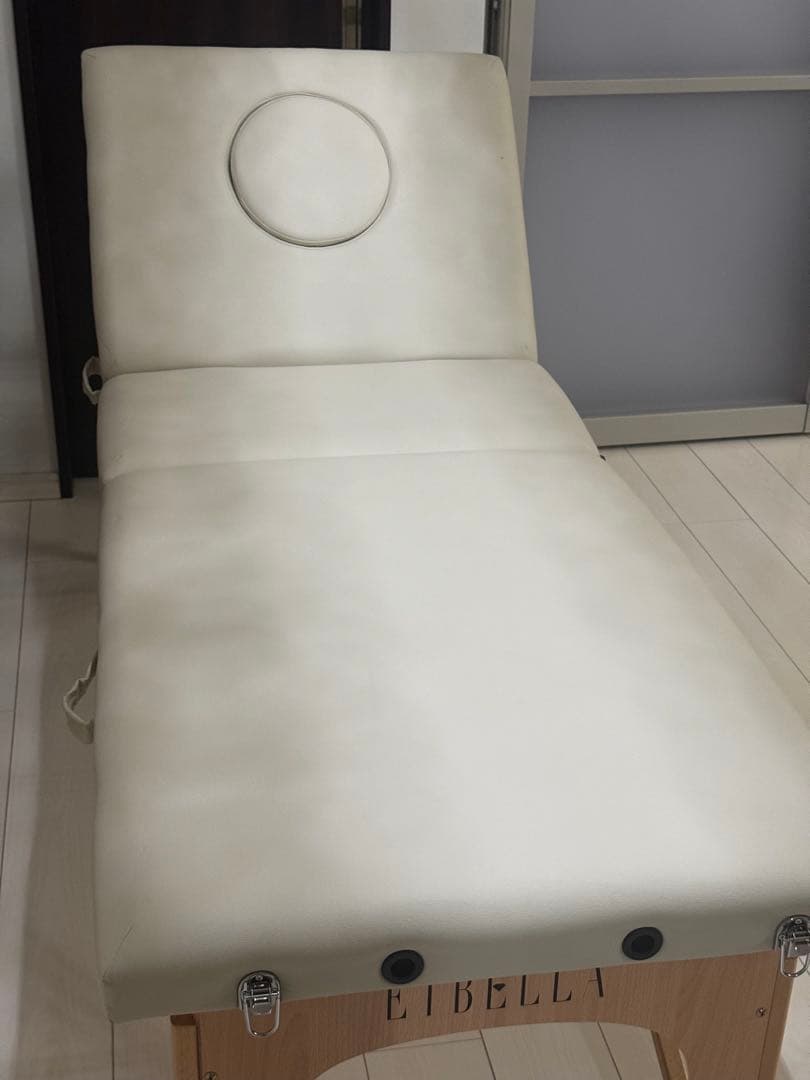 ナル低反発 折りたたみ リクライニングべッド 木製 有孔