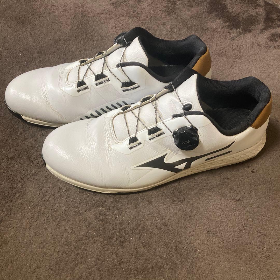 Mizuno ゴルフシューズ BOAシステム ホワイト