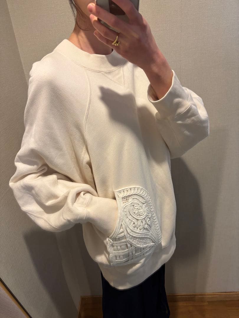 い*︎様 mame kurogouchi マメクロゴウチ　コード刺繍　スウェット