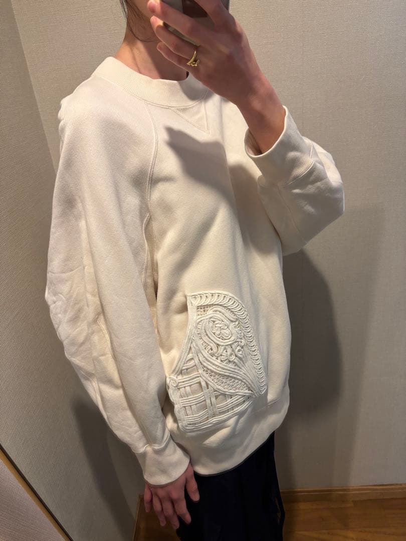 い*︎様 mame kurogouchi マメクロゴウチ　コード刺繍　スウェット