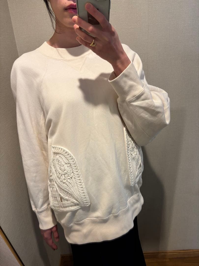 い*︎様 mame kurogouchi マメクロゴウチ　コード刺繍　スウェット