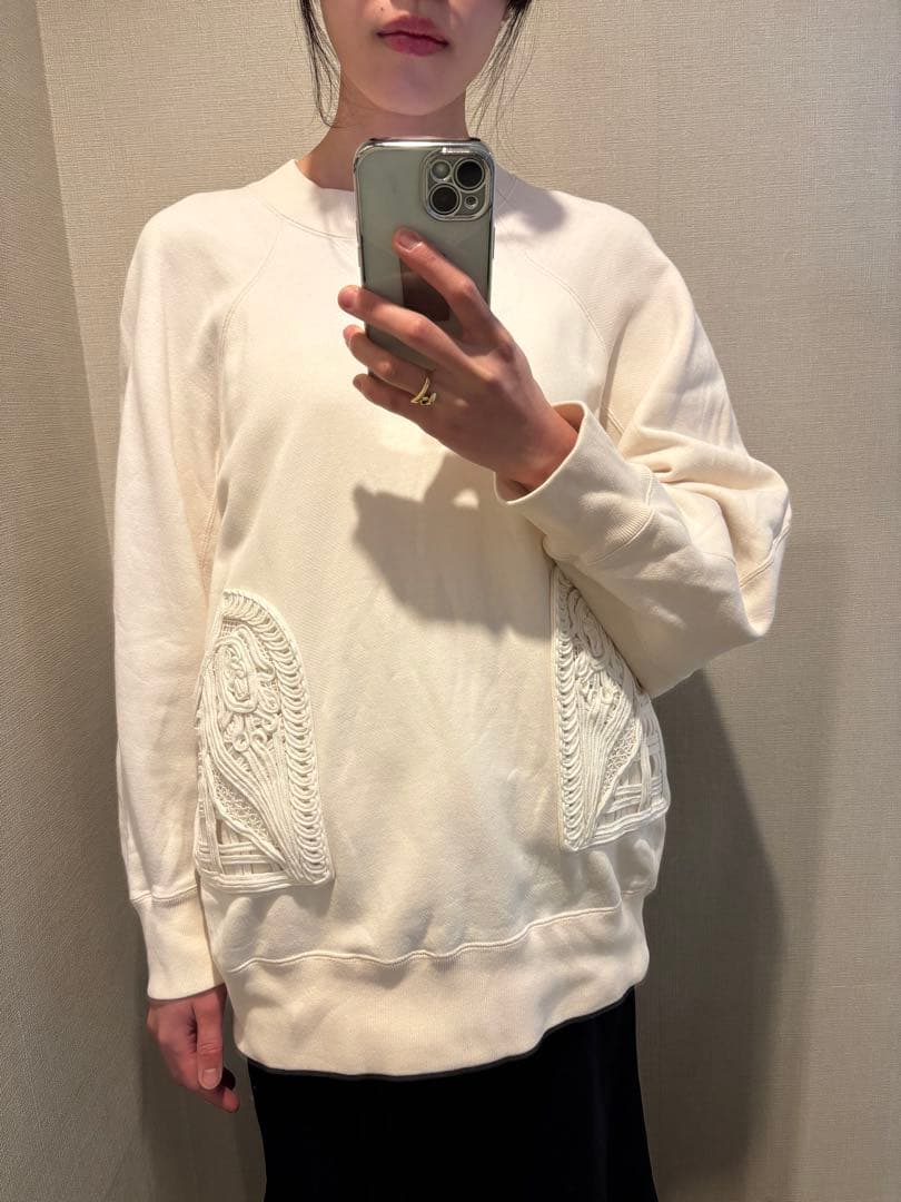 い*︎様 mame kurogouchi マメクロゴウチ　コード刺繍　スウェット