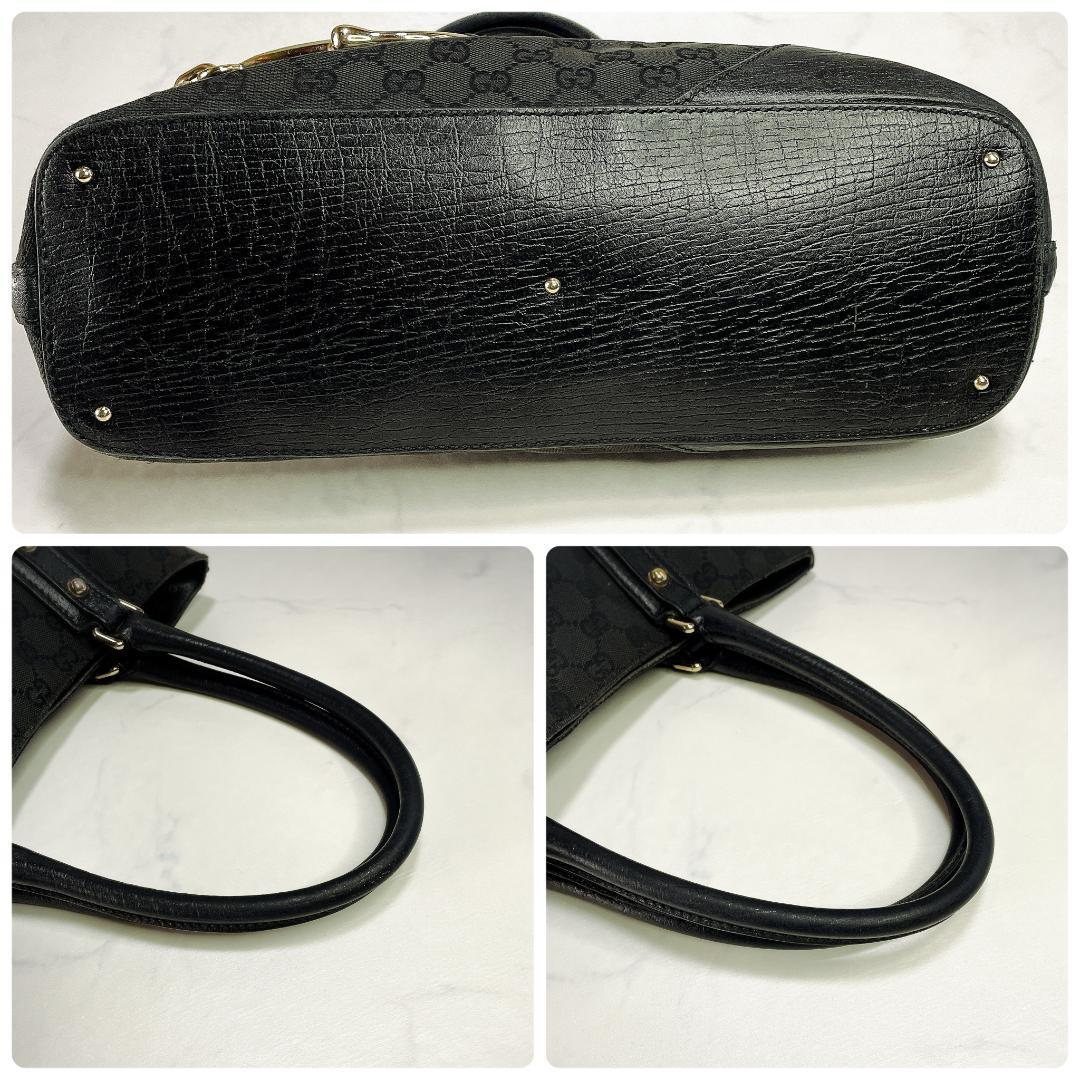 GUCCI トートバッグ シェリーライン ホースビット GG柄 A4収納