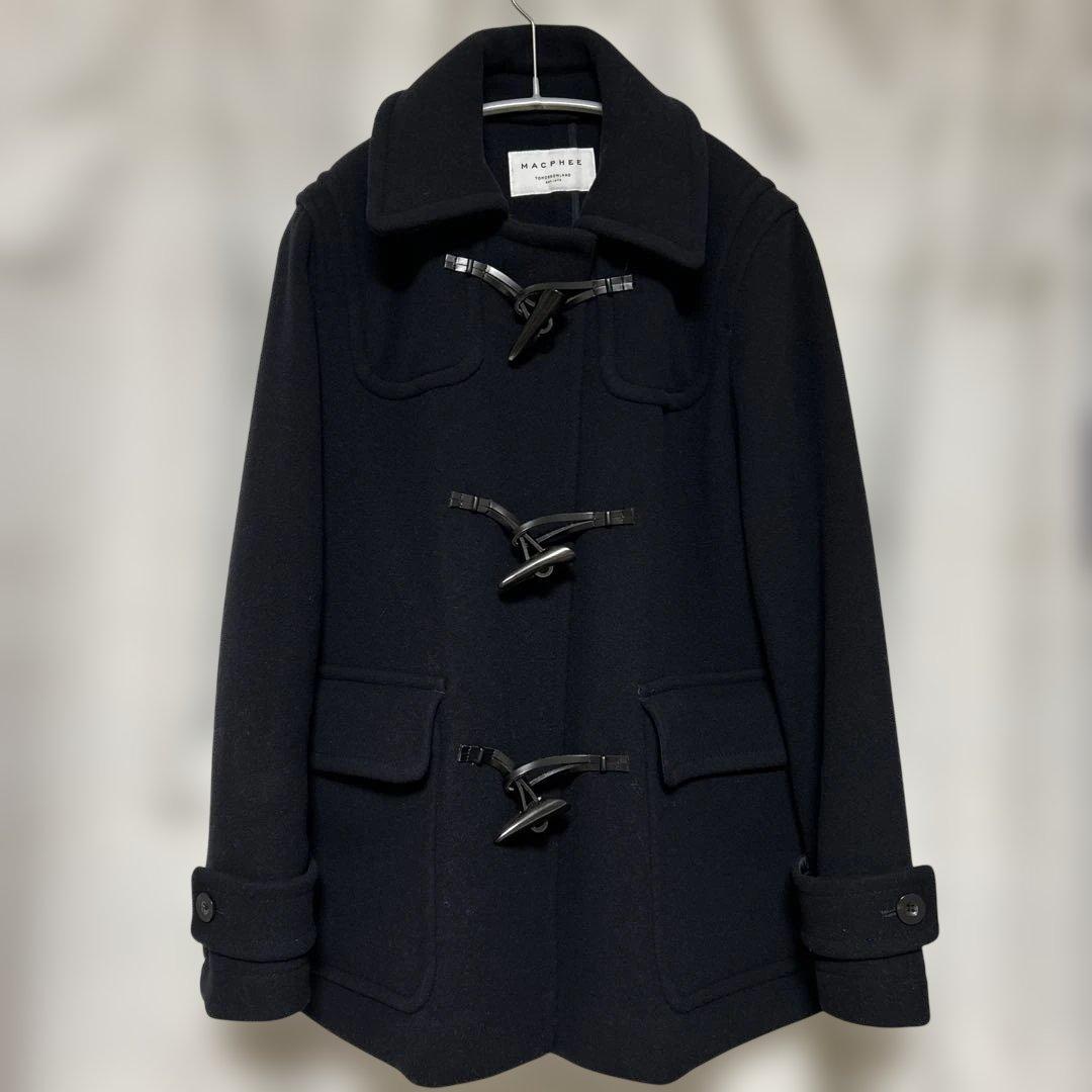MACPHEE ネイビー ダッフルショートコート