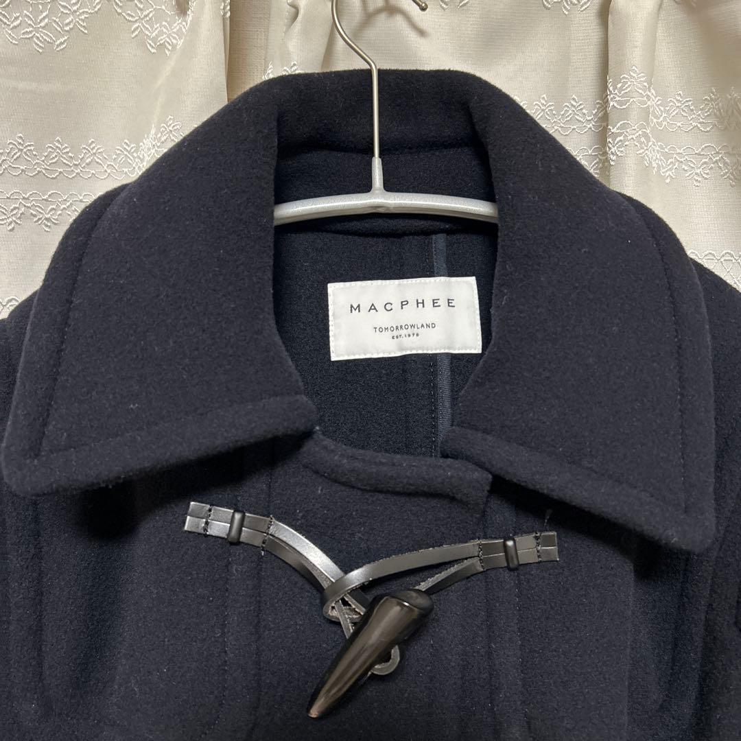 MACPHEE ネイビー ダッフルショートコート