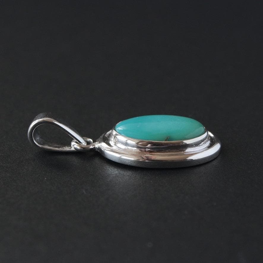 ネバダ州ロイストンターコイズ　ペンダントヘッド／Silver925