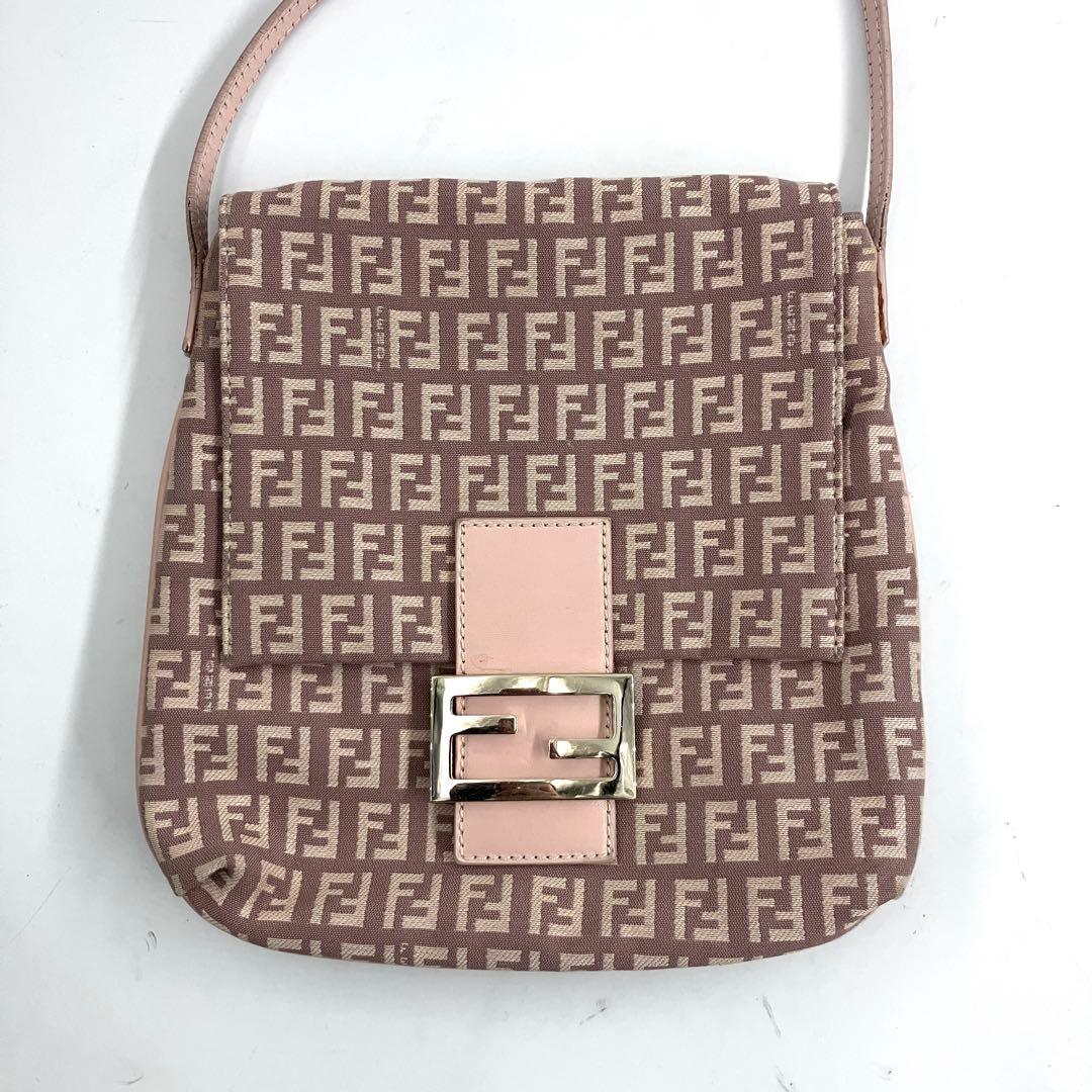 フェンディ 3248 マンマバケット ズッキーノ FF金具 ショルダーバッグ