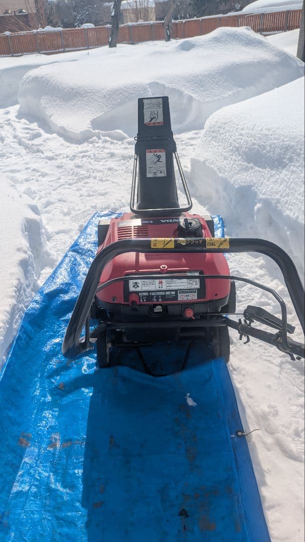 ホンダ 手押し式 除雪機 (手渡し)