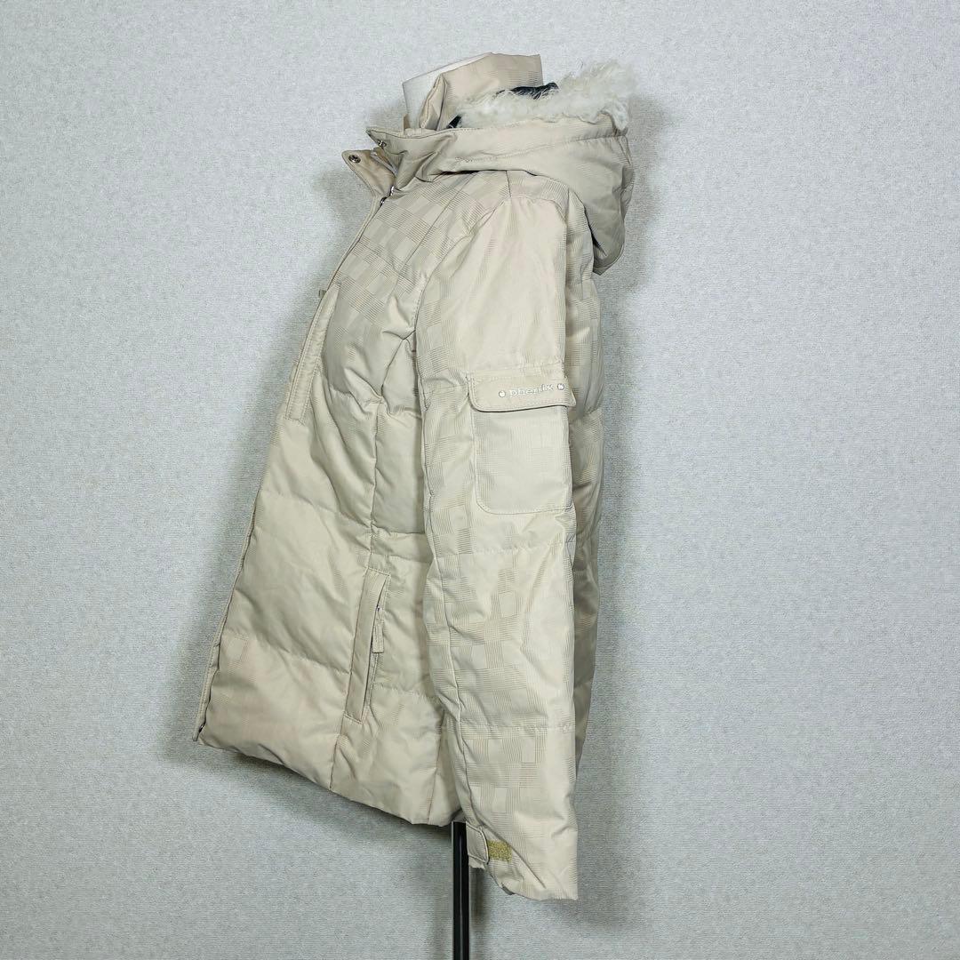 極美品　phenix スキーウェア 上下セット M ダウン80% ベージュ 黒