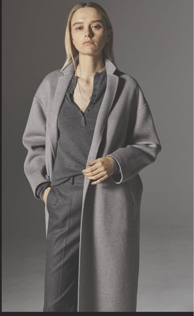 Plage ハミルトンコート 36 グレー　2022AW