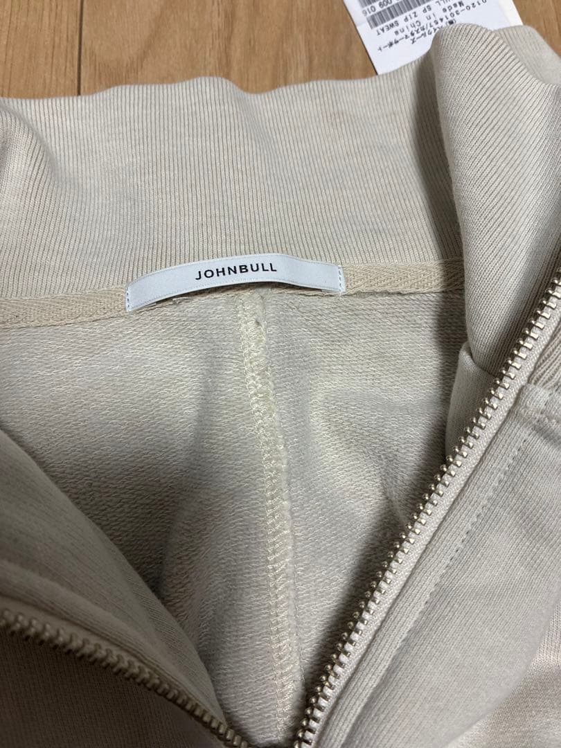 Plage ジョンブル別注　ZIP スウェット　新品　ナチュラル