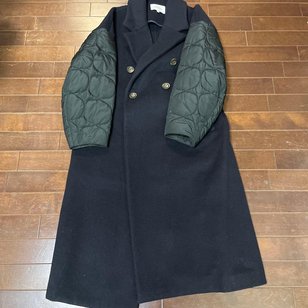 2月10日までの出品最終値下げ中エンフォルド　フェザーリバーロングＰコート　美品