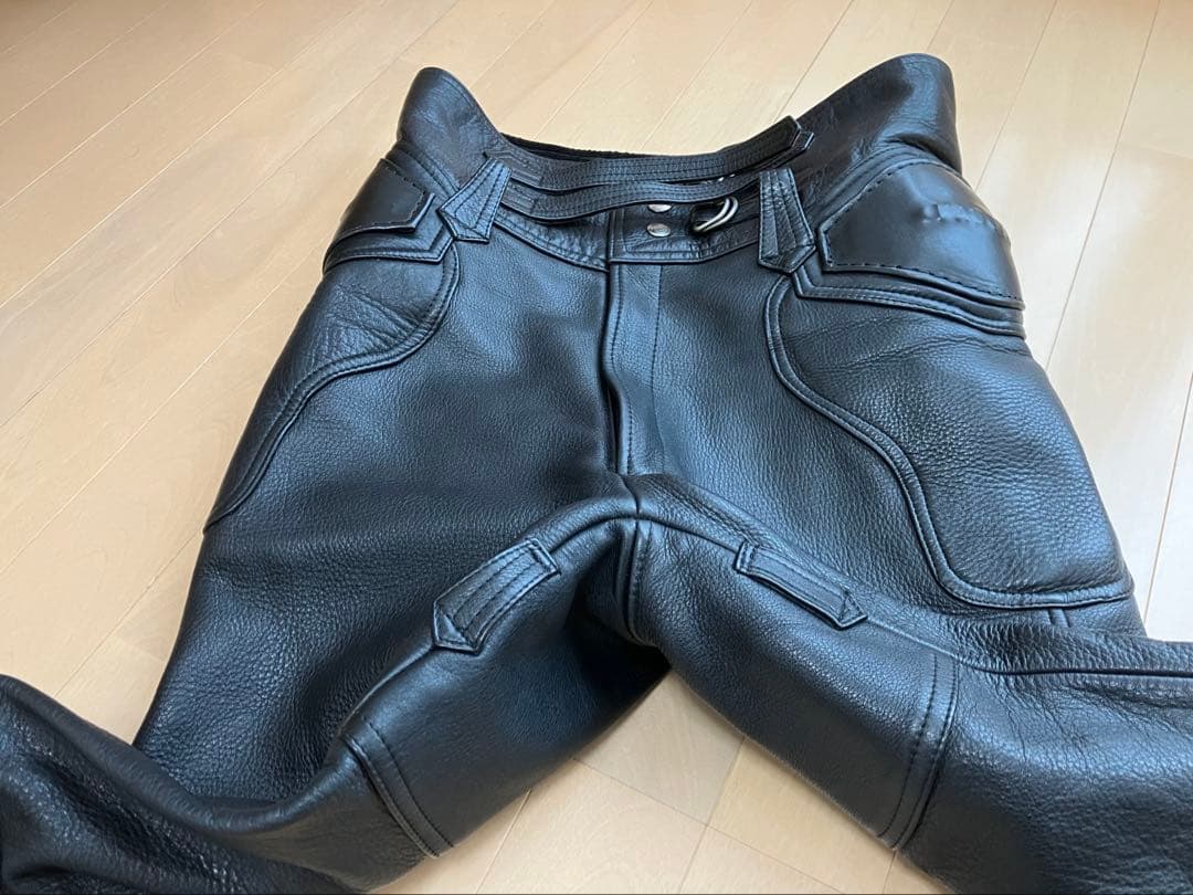 こうパパカドヤHEAD FACTORY日本製レザーパンツ