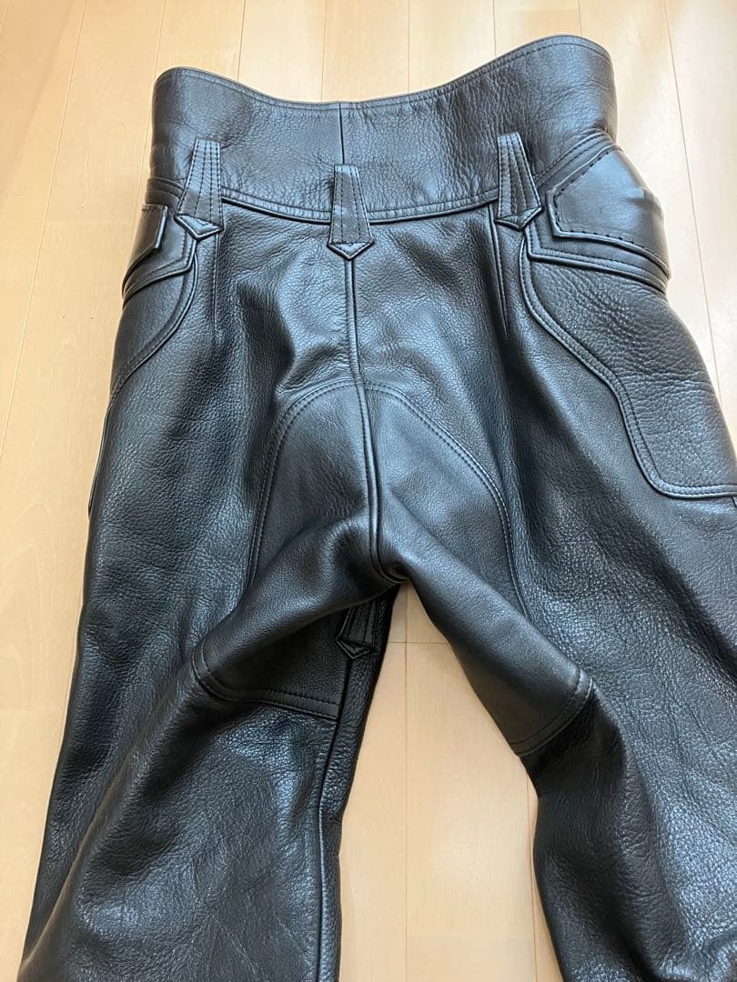 こうパパカドヤHEAD FACTORY日本製レザーパンツ