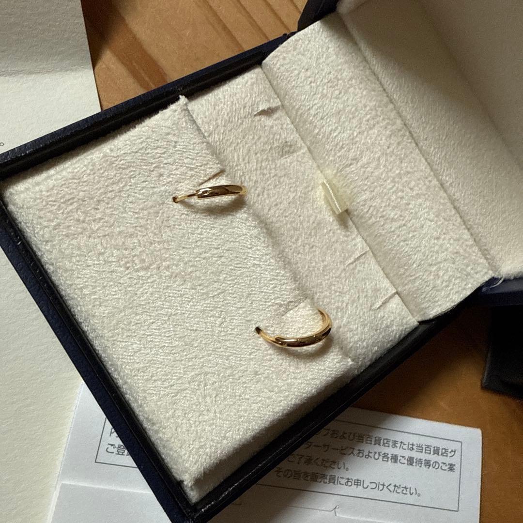 Vendome Aoyama ゴールドフープピアス