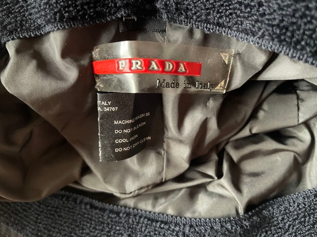 正規品　イタリア製　PRADA バゲットハット