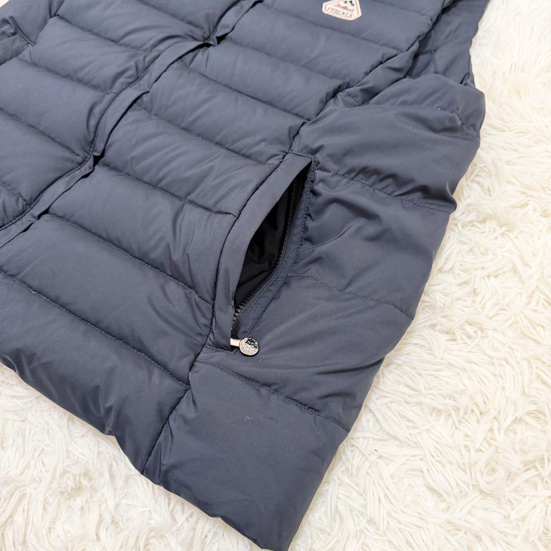 未使用級 PYRENEX ダウンベスト スプートニック2 ネイビー L