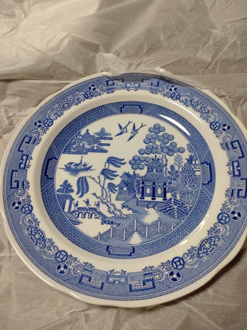 Spode BlUE BLOOM コレクションウイロウ２７センチ皿6枚セット