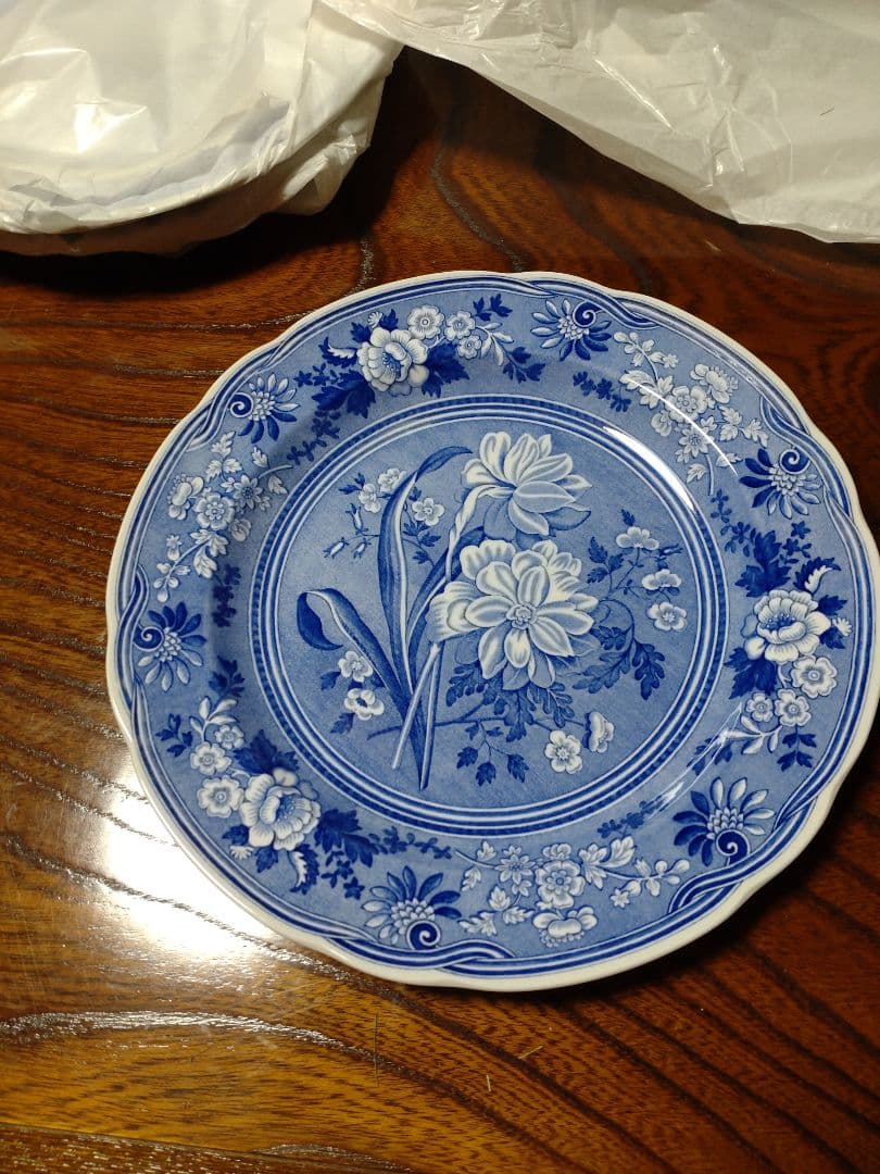 Spode BlUE BLOOM コレクションウイロウ２７センチ皿6枚セット