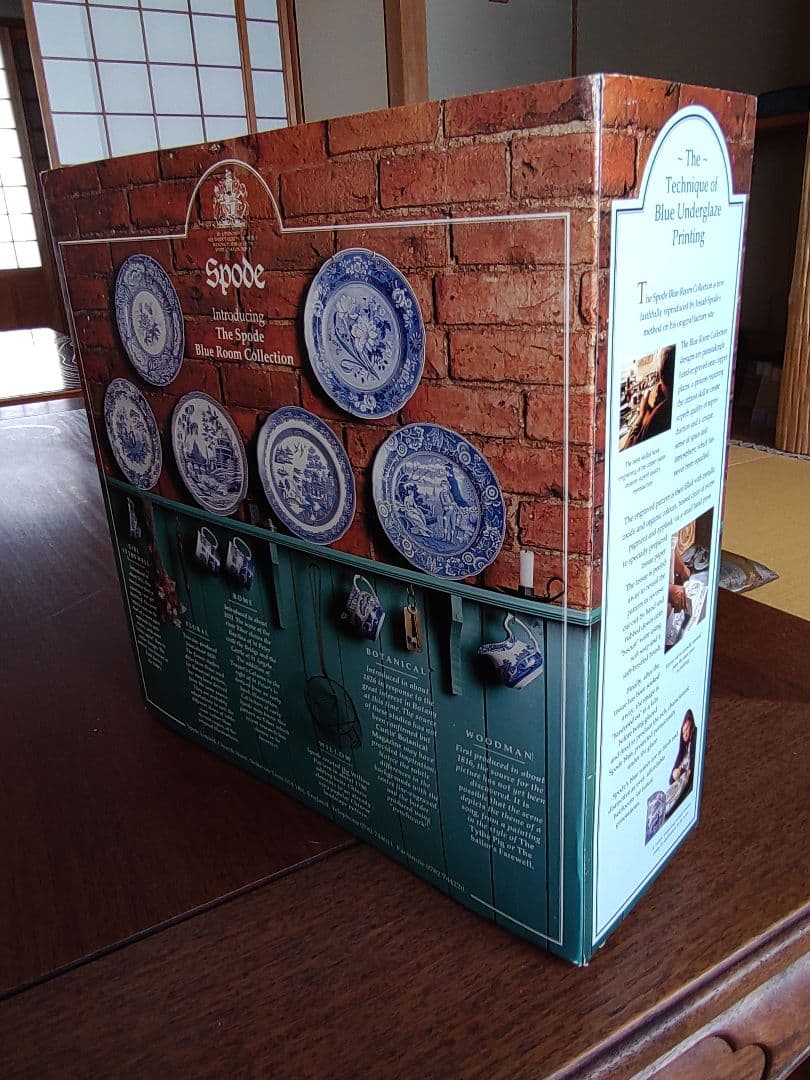 Spode BlUE BLOOM コレクションウイロウ２７センチ皿6枚セット