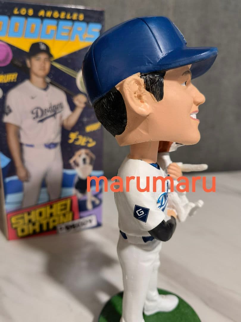 [本物]8月28日来場者限定 大谷翔平&デコピン ボブルヘッド ドジャース ③