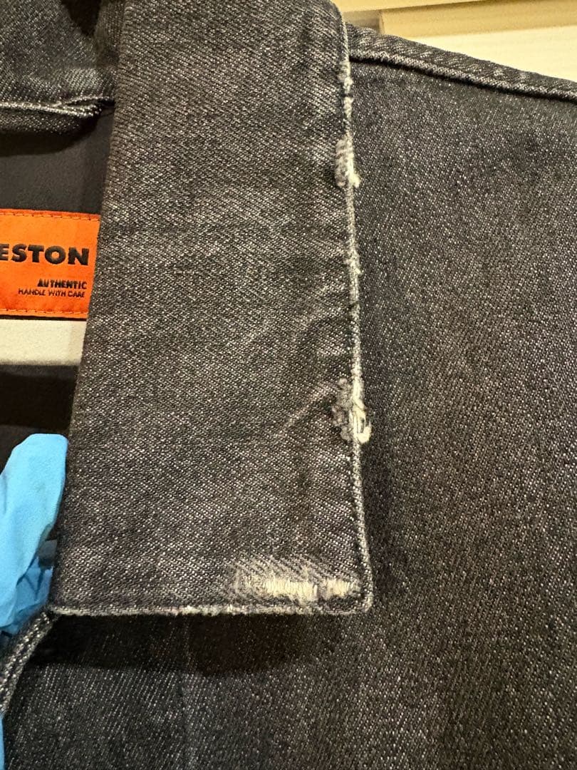 古*報様 HERON PRESTON ヘロンプレストン　デニムジャケット　ナイロ