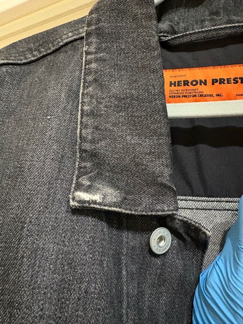 古*報様 HERON PRESTON ヘロンプレストン　デニムジャケット　ナイロ