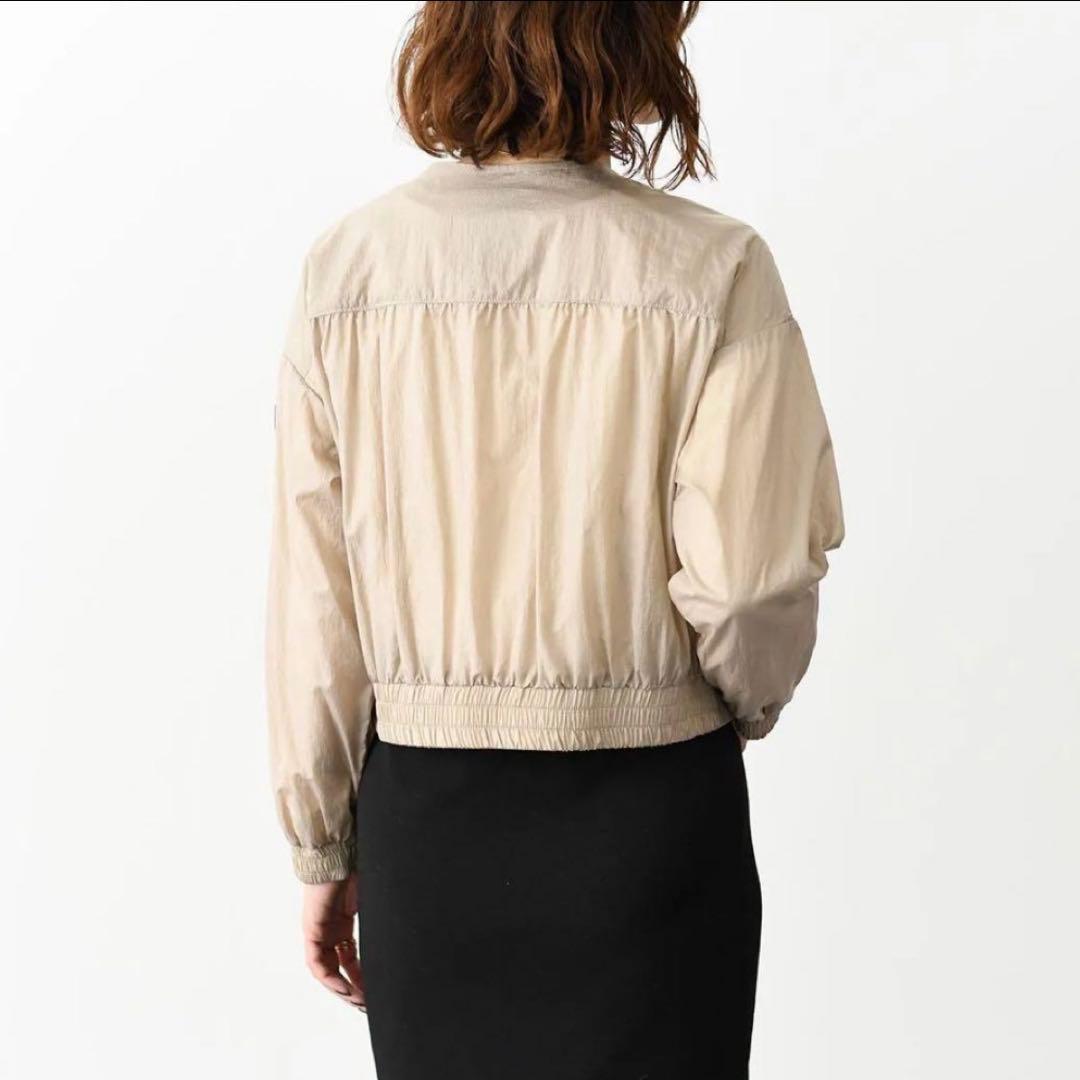 TATRAS ブルゾンノーカラー　アーサ AZHA ベージュ サイズ3☆美品