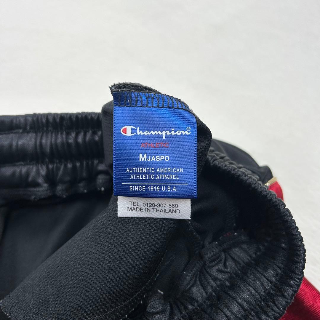 b1603【Champion】ジャージ　セットアップ　上下　魔裟斗モデル　赤　M