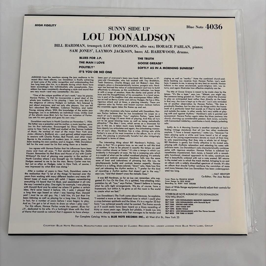 Sunny Side Up ブルーノートUS重量盤