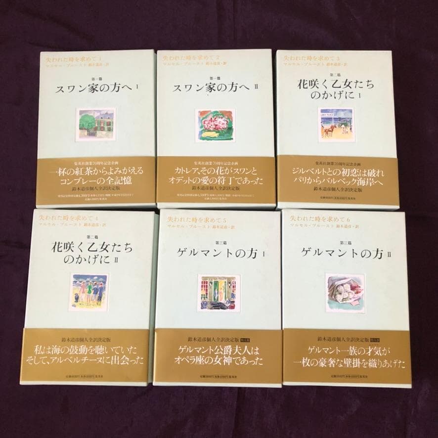 マルセル・プルースト 鈴木道彦 訳 『失われた時を求めて』全13巻セット 集英社