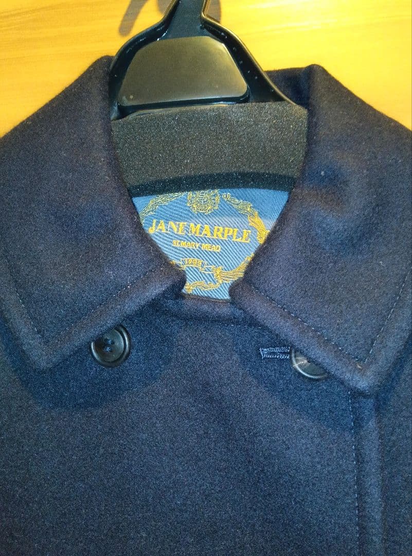 ジェーンマープル　side ribbon dress coat ブラック