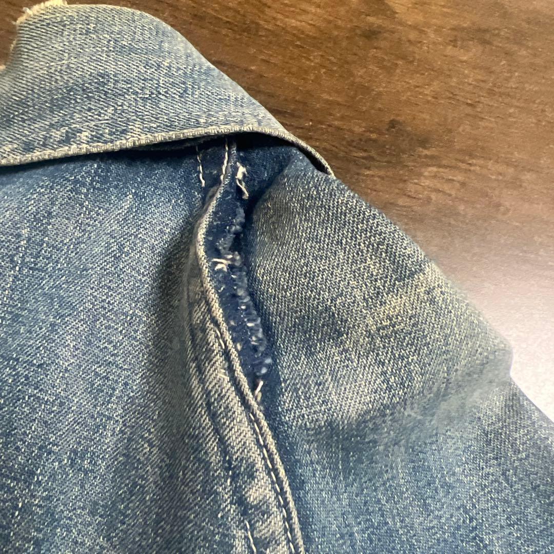 y*1様 COWDEN30〜40'sカバーオール 大戦、月桂樹ドーナツボタン(ワ