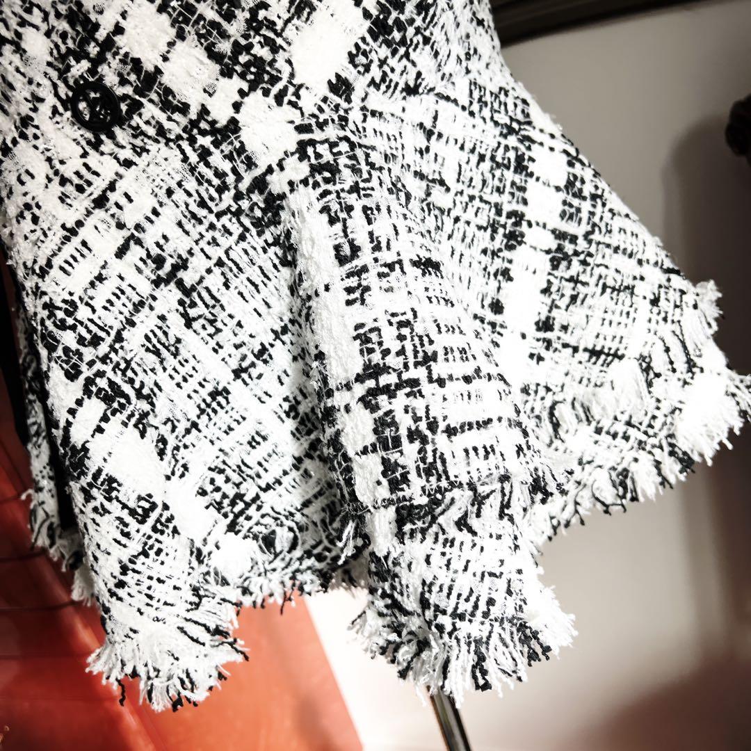 極美品　LOUISVUITTON ヴィトン　ツイード　ベスト　リボン　ジャケット