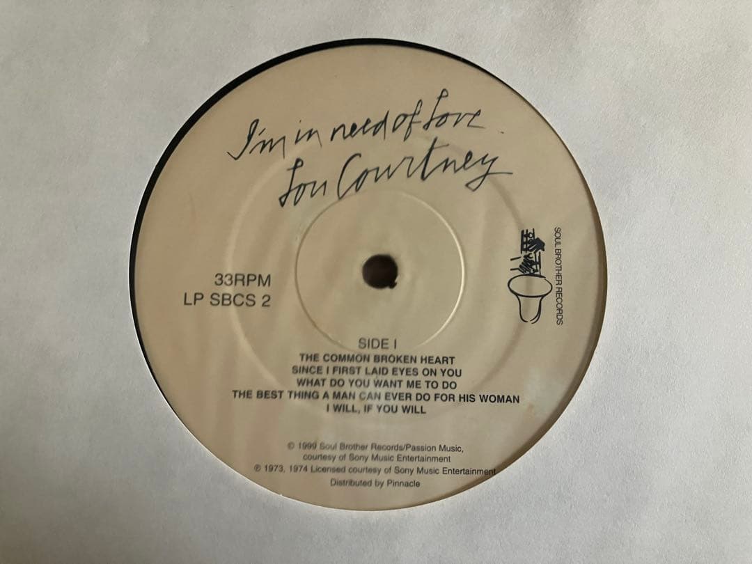 Lou Courtney「 I'm in Need of Love」LPレコード