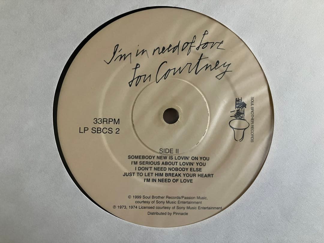 Lou Courtney「 I'm in Need of Love」LPレコード