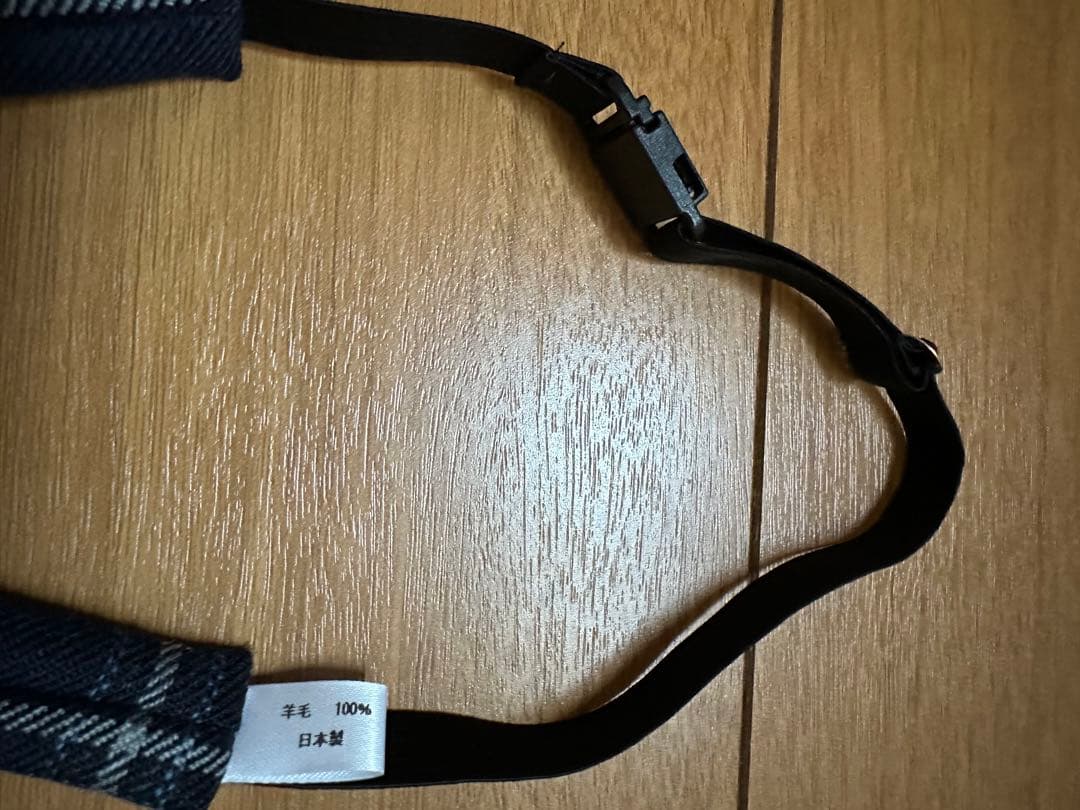 サイドプリーツウールチェックスカート&ネクタイ