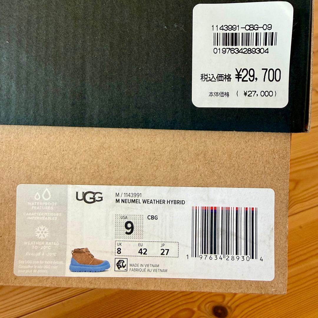 【新品】UGG ブーツ　NEUMEL WEATHER HYBRID 27cm