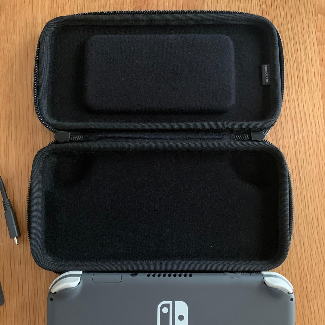 Nintendo Switch Lite グレー 本体 充電器 ケース付き