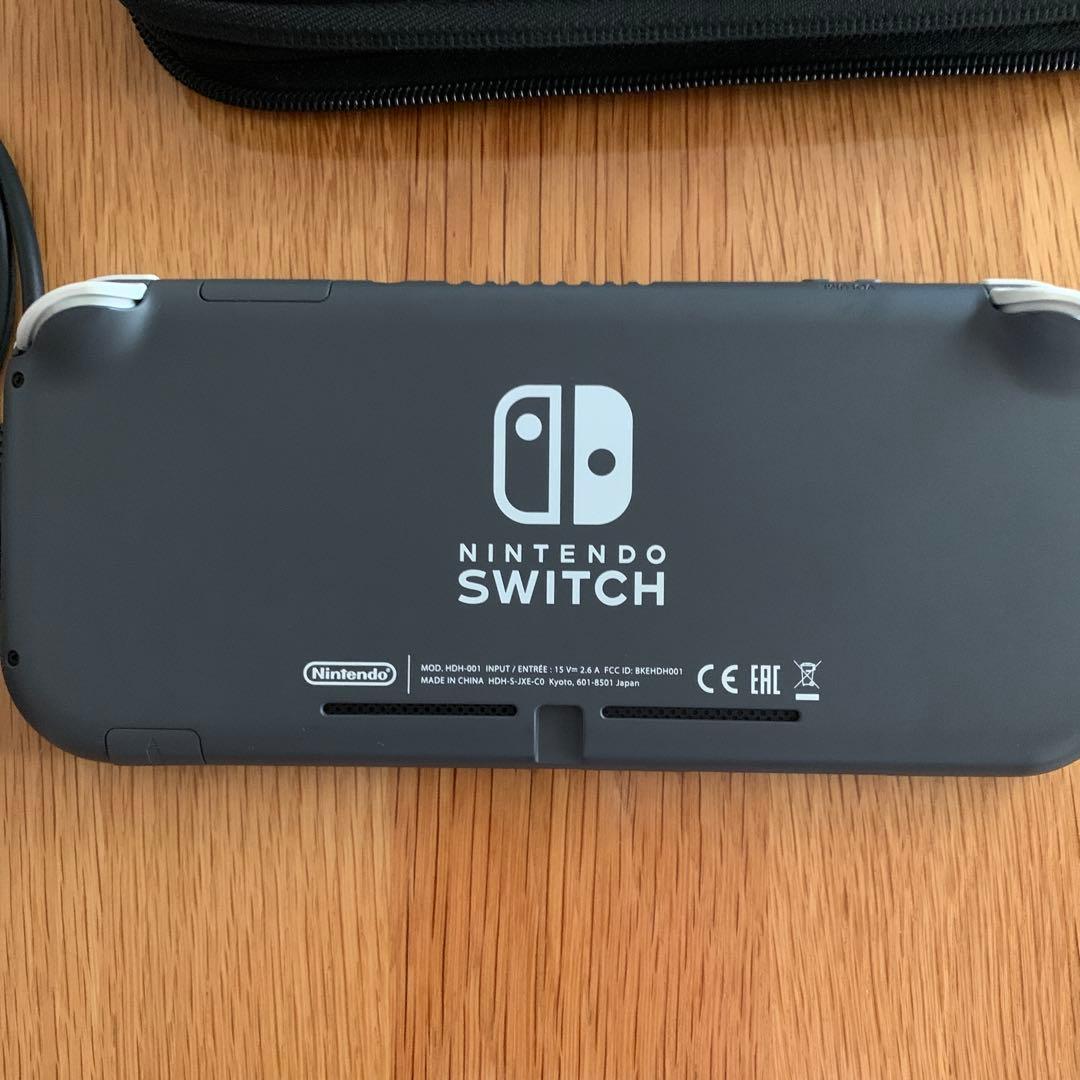 Nintendo Switch Lite グレー 本体 充電器 ケース付き