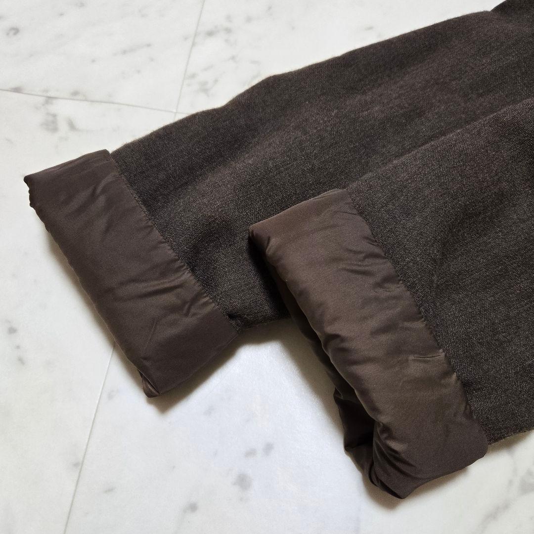 美品 Plantation プランテーション ウール 中綿コート リバーシブル