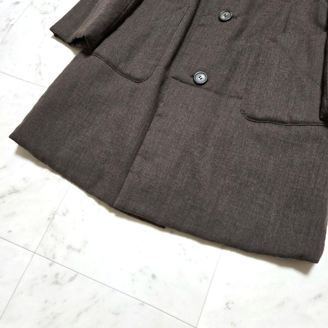 美品 Plantation プランテーション ウール 中綿コート リバーシブル