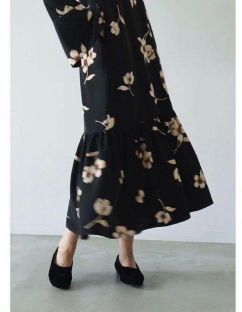 【CLANE】W FACE GATHER SWITCH ONEPIECE